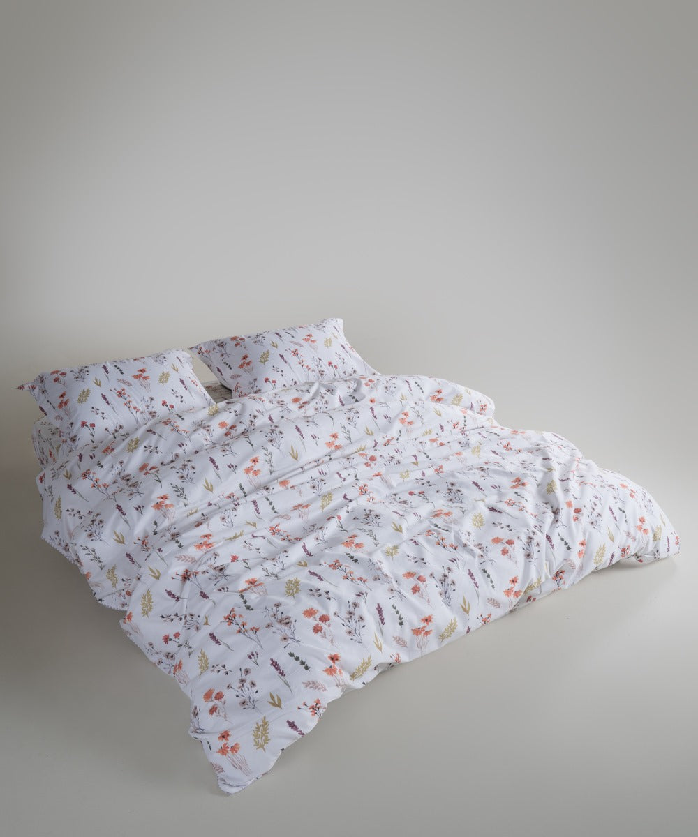 Floral Dance Bedding Set | OEKO-TEX® Certified Pure Cotton Duvet Set – 144 TC
