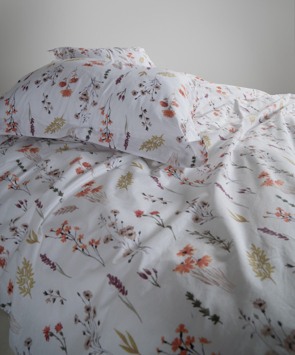 Floral Dance Bedding Set | OEKO-TEX® Certified Pure Cotton Duvet Set – 144 TC