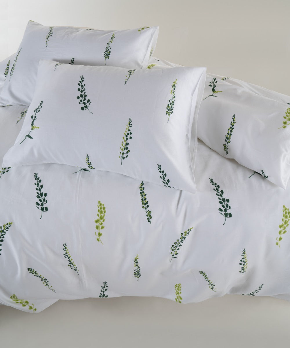 Olive Meadow | 210 TC Sateen Duvet Cover Set – OEKO-TEX® Certified