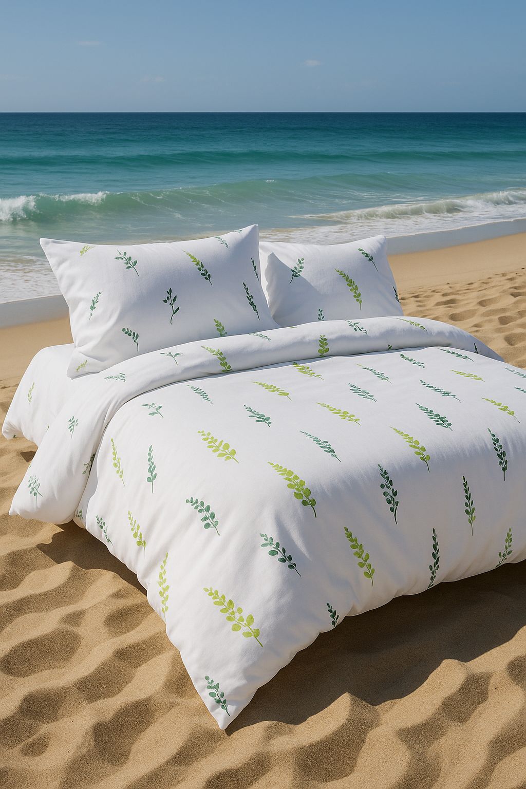 Olive Meadow | 210 TC Sateen Duvet Cover Set – OEKO-TEX® Certified