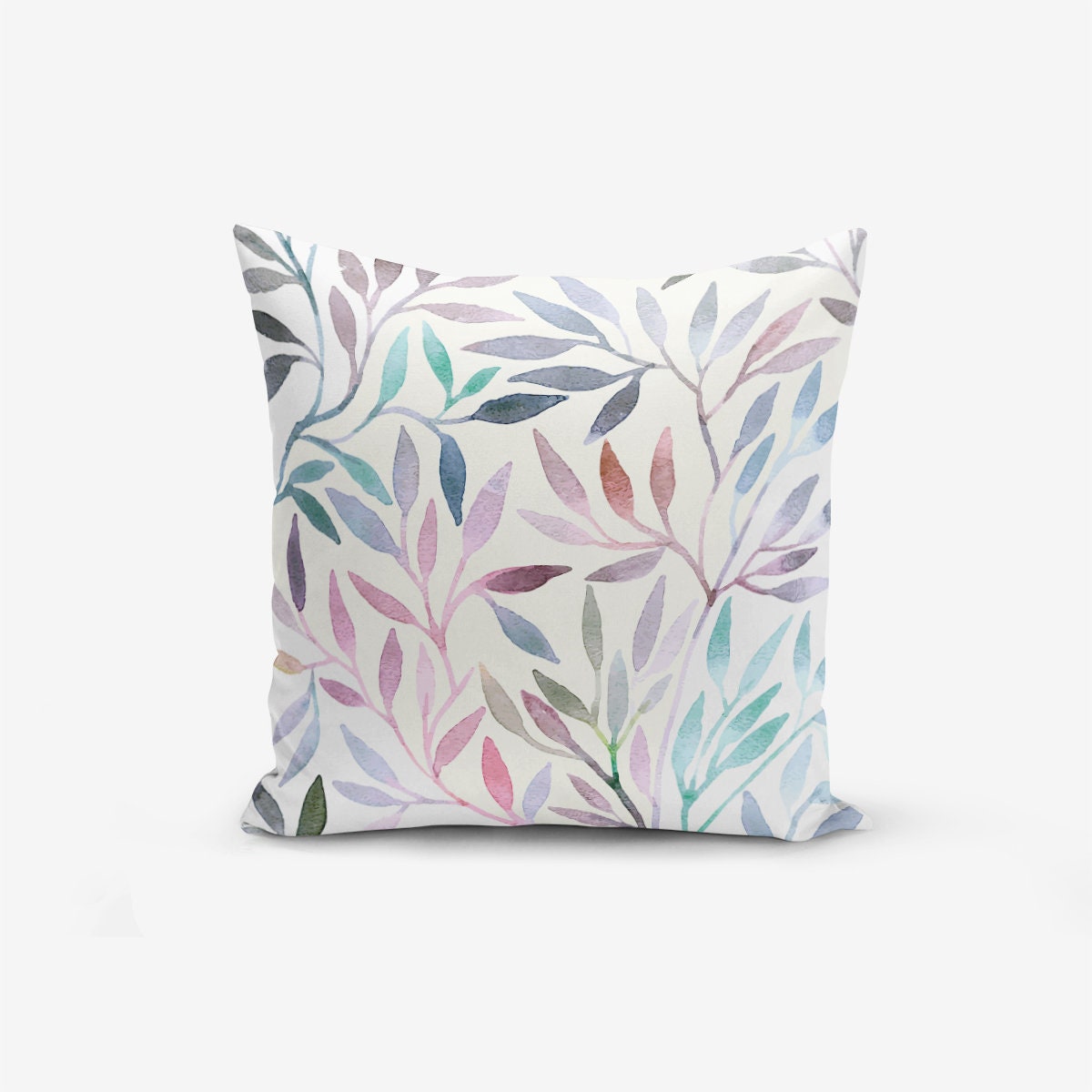 Pink Flowers Set of 3 Pillow Cases, First Quality Fabric Throw Pillow Covers Indoor, Outdoor, Sofa, Living Room, Bedroom,nGarden 45x45cm