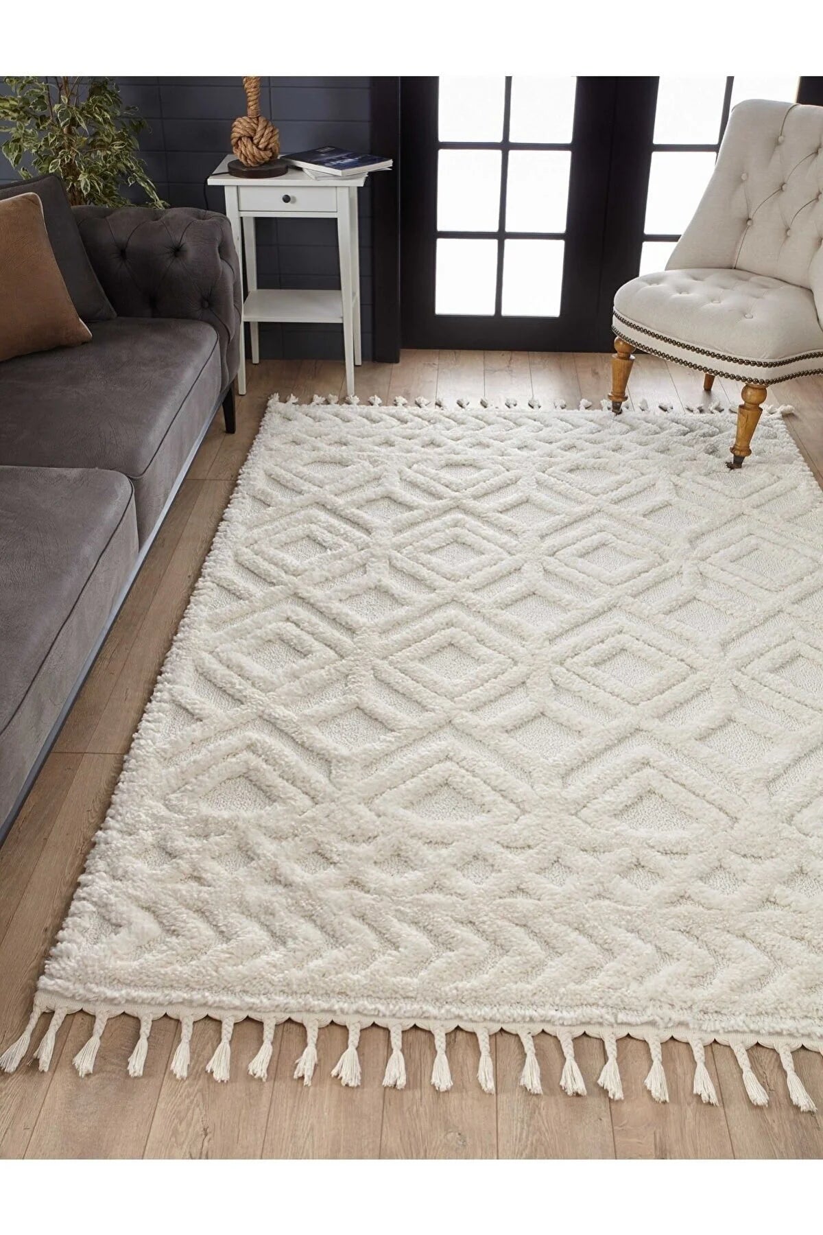 Extra Soft Plush Area Rug – 30mm Thick Pile, 2500 gr/m² Premium Carpet