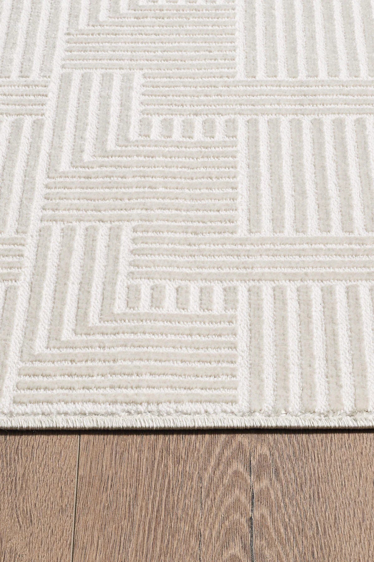 Modern Cream Bamboo Soft Area Rug – 13mm High Density Comfort– Pinterest Inspired Area Rug