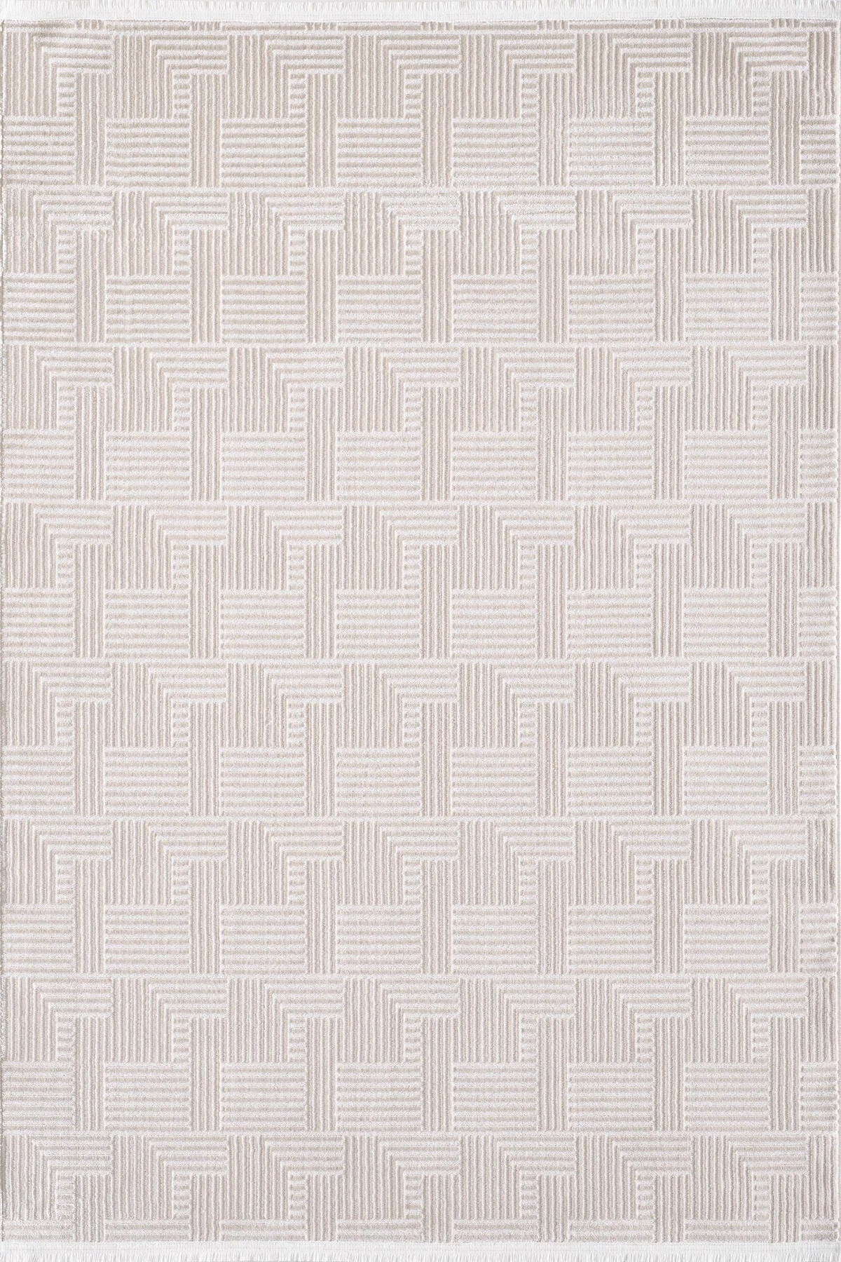 Modern Cream Bamboo Soft Area Rug – 13mm High Density Comfort– Pinterest Inspired Area Rug
