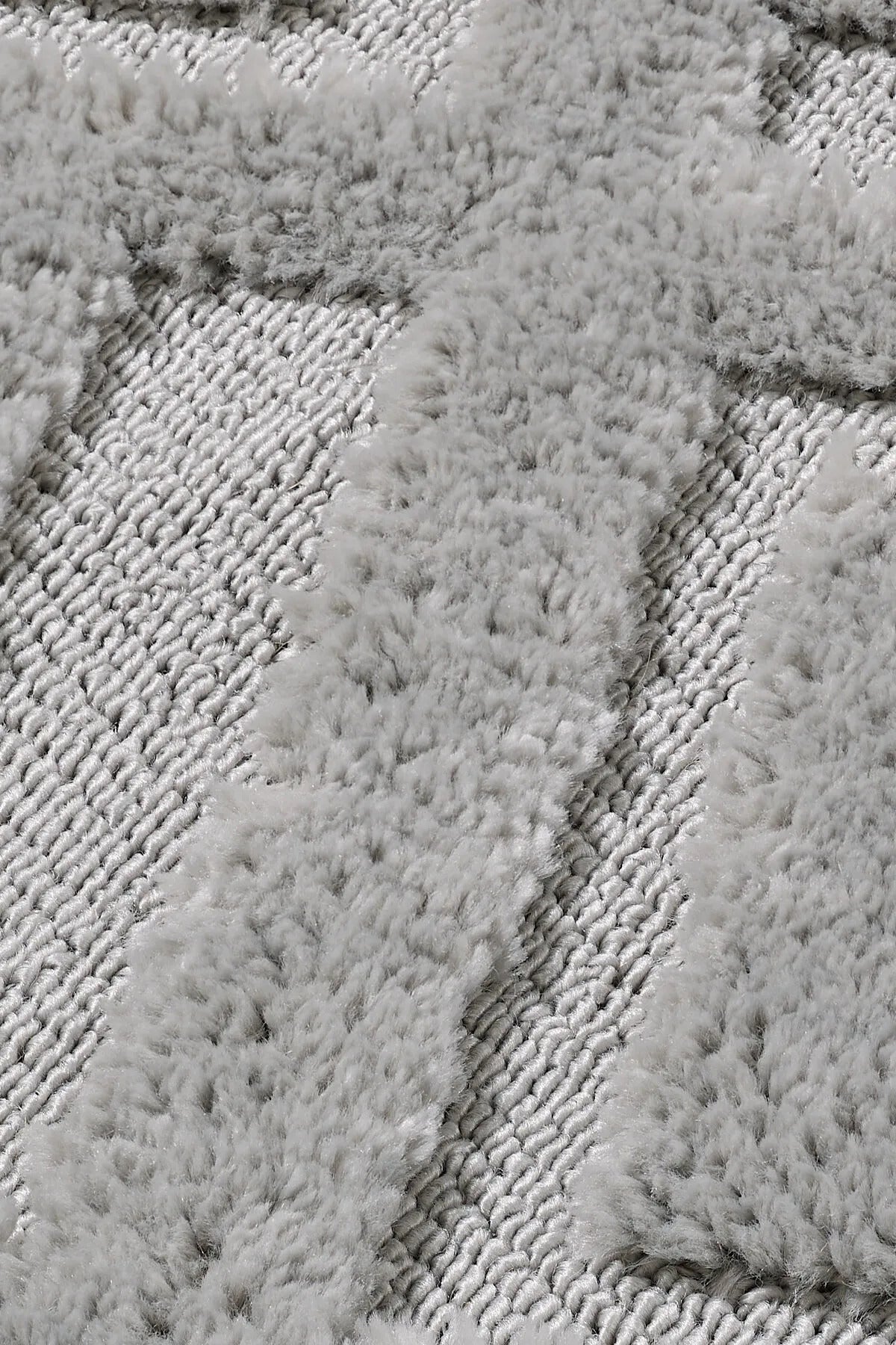 Grey Extra Soft Plush Area Rug – 30mm Thick Pile, 2500 gr/m² Premium Carpet