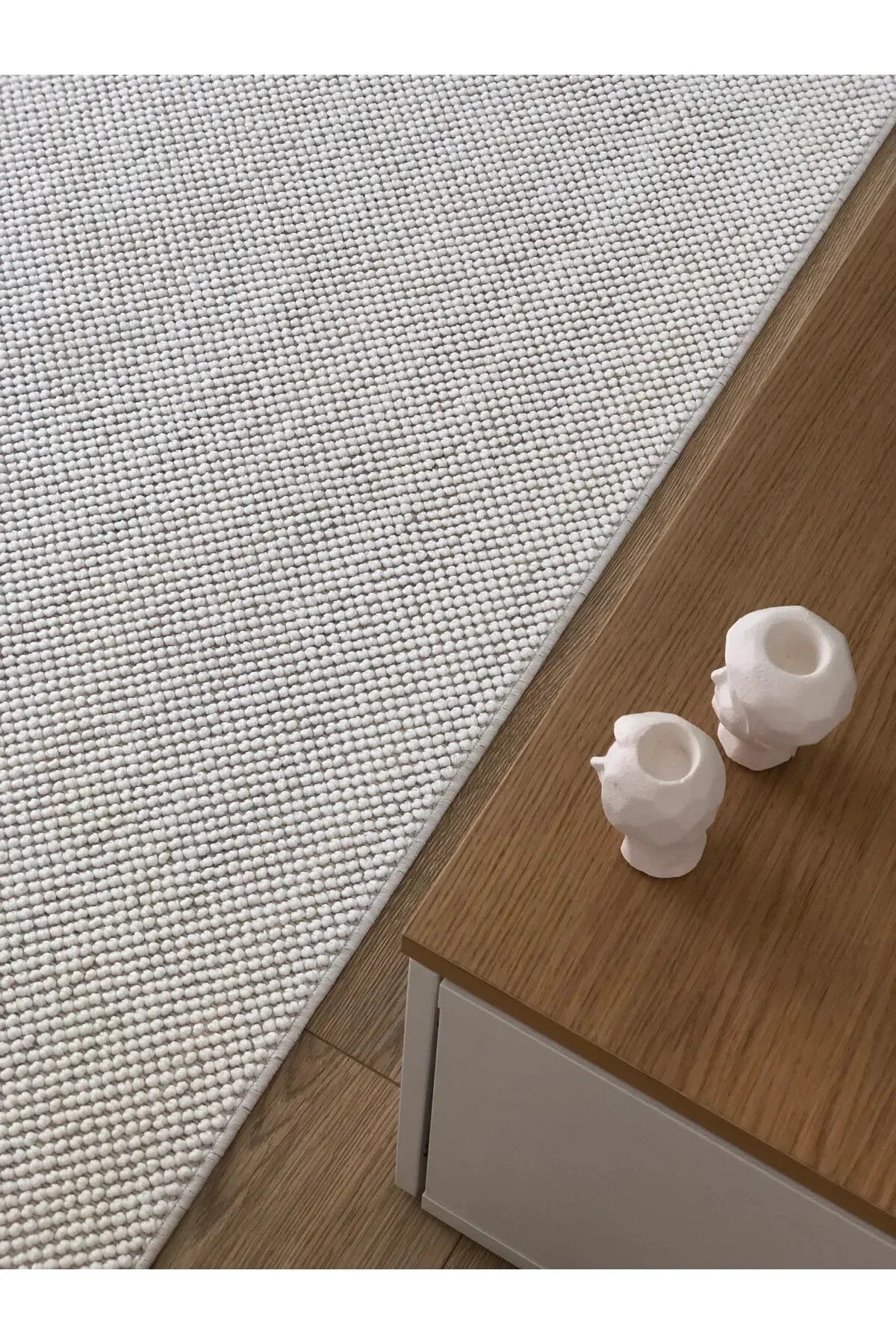 Modern Cream Bamboo Soft Area Rug – 13mm High Density Comfort– Pinterest Inspired Area Rug