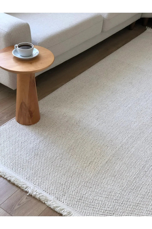 Modern Cream Bamboo Soft Area Rug – 13mm High Density Comfort– Pinterest Inspired Area Rug