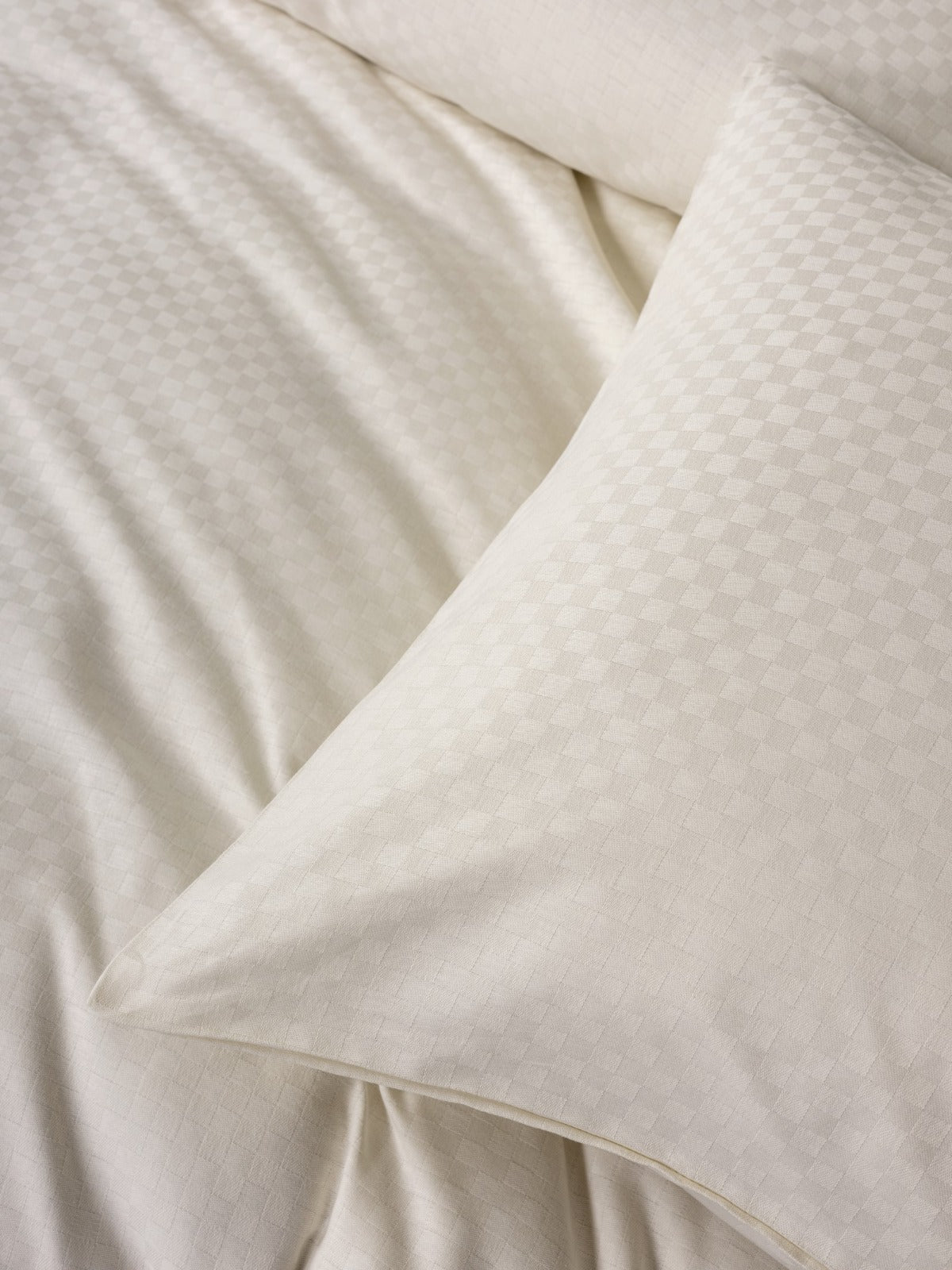 Timeless Collection Duvet Cover Set – Ivory Cream | OEKO-TEX® Certified | 100% Cotton Ranforce – 144 TC