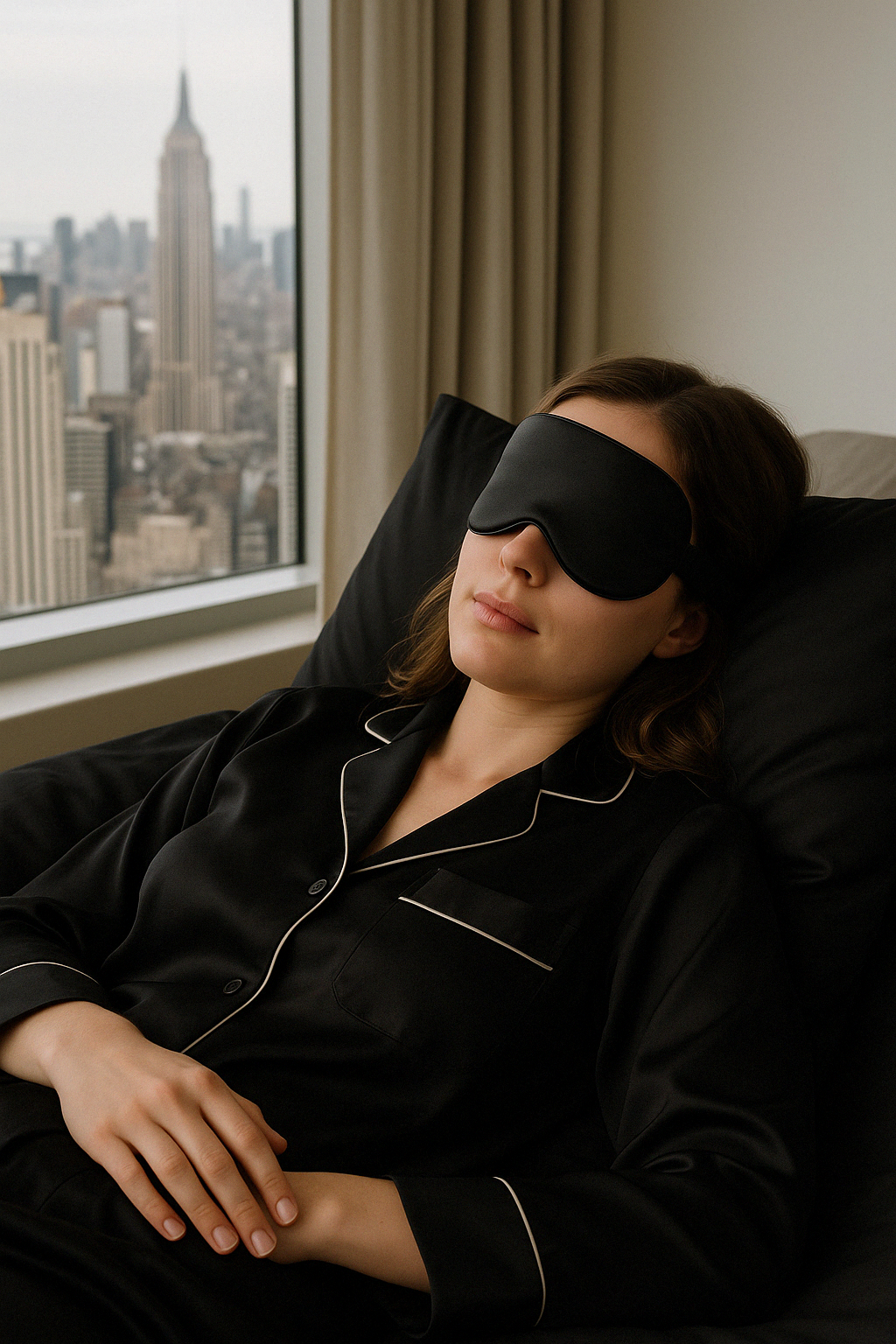 100% Certified Silk Eye Mask