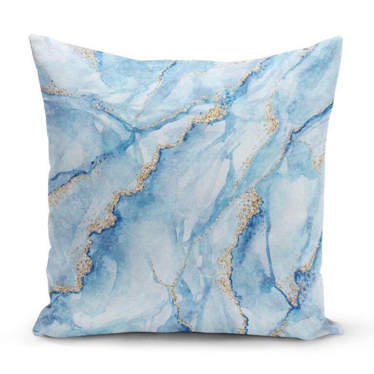Blue Sky Set of 3 Pillow Cases, First Quality Fabric Throw Pillow Covers Indoor, Outdoor, Sofa, Living Room, Bedroom, Chair, Garden 45x45cm