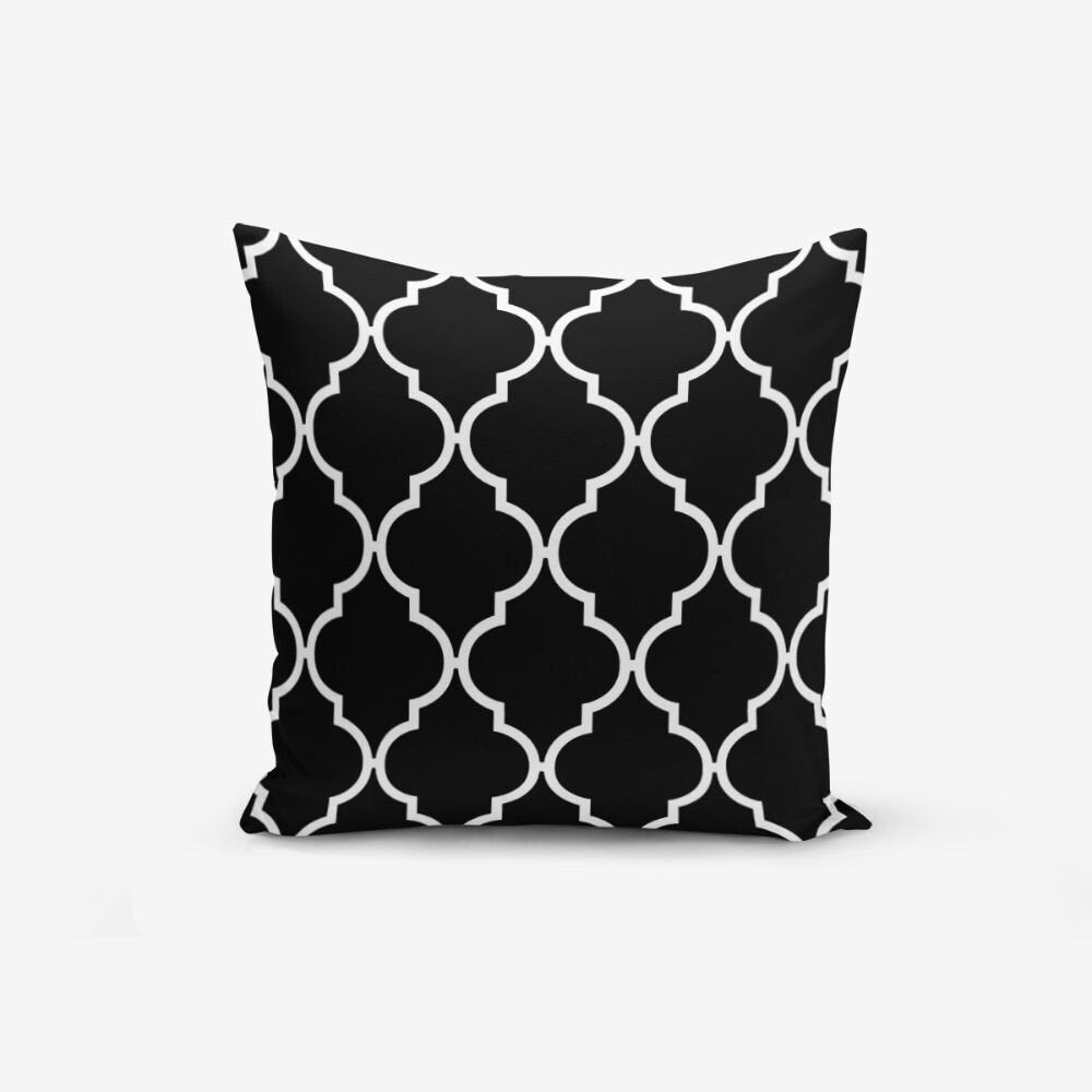 Black and White Throw Pillow Covers Modern Zig Zag Geometric Throw Pillowcase Ogea Cushion Covers Set of 4 Pieces Pillow Covers 18x18 inch