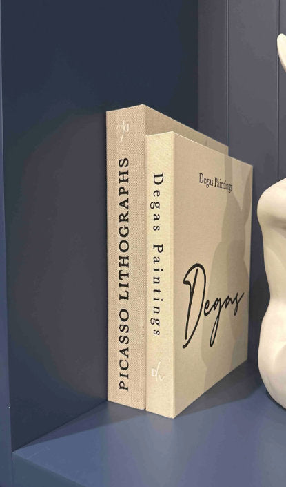 Luxury 2 Book Box Set Picasso Book Box| coffe table book | decorative book box | book box set | storage box decorative book| Picasso Design|