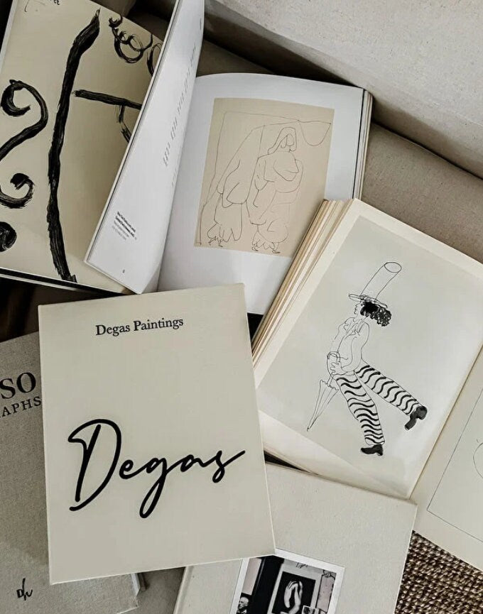 Luxury 2 Book Box Set Picasso Book Box| coffe table book | decorative book box | book box set | storage box decorative book| Picasso Design|
