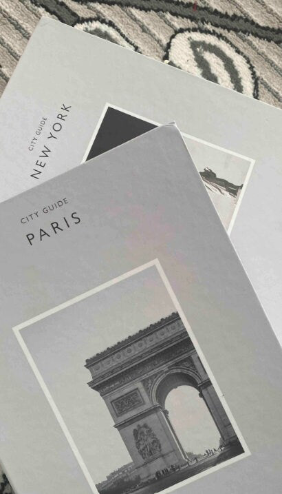 2 Decorative Book Box set | storage box | table decor book | decorative book | book box | designer book box | coffetable | Paris New York |