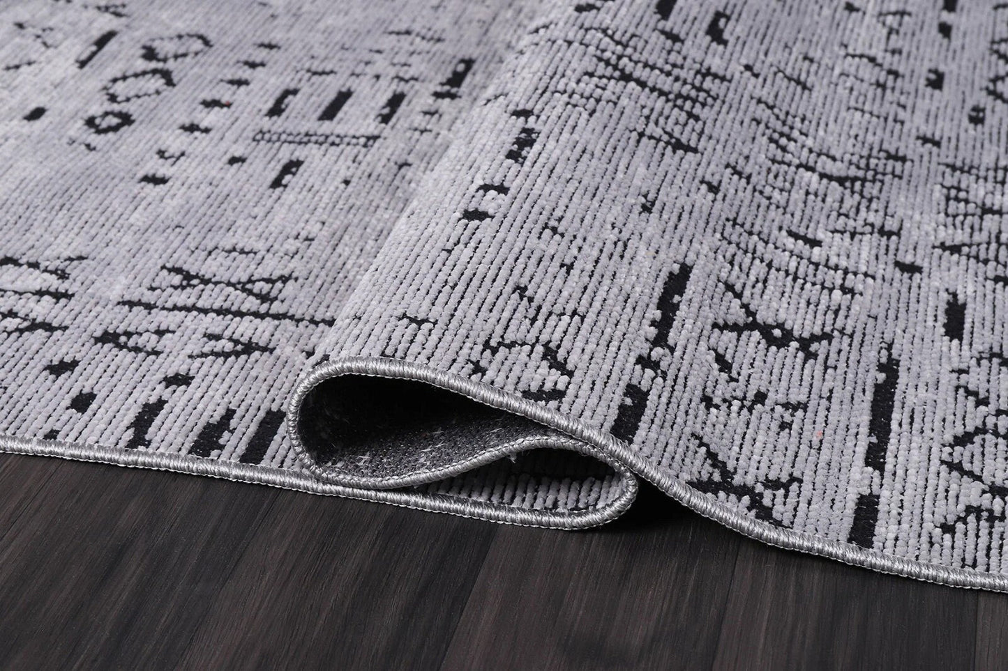 Luxury Scandi Style Modern Area Rug: Elegant Gray Color, Minimal Abstract Style, Minimal Designs / Timeless Modern Easy to Clean