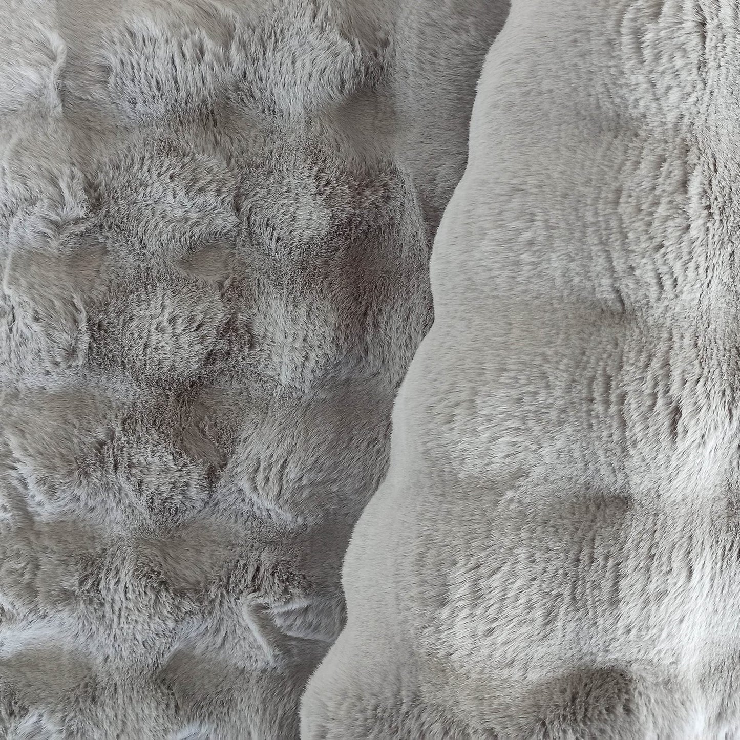 Modern Round Luxury Plush Soft Area Rug - Bubble Rug Fleece - Elegant Faux Rabbit Fur Softest Carpet for All Rooms | Best Seller | Washable