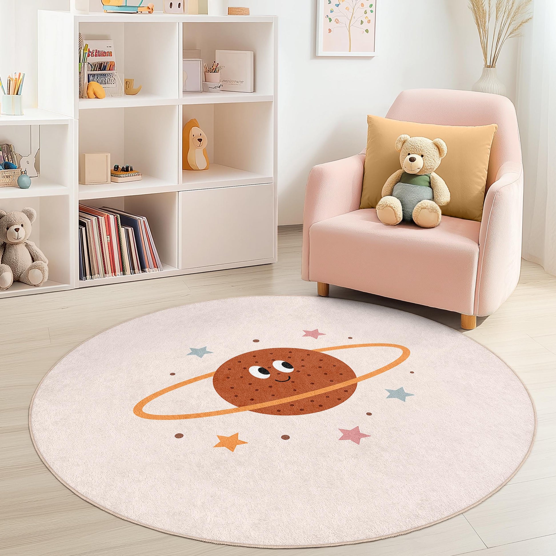 Planet Kids Rug: Soft Play Mat for Nursery & Playroom